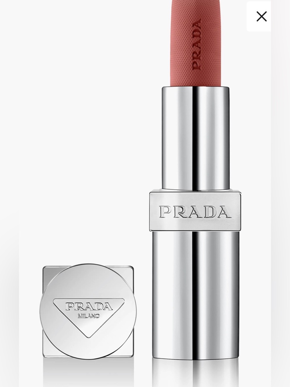 Prada Monochrome Buildable Lip Color in Soft Matte B107 Sedona